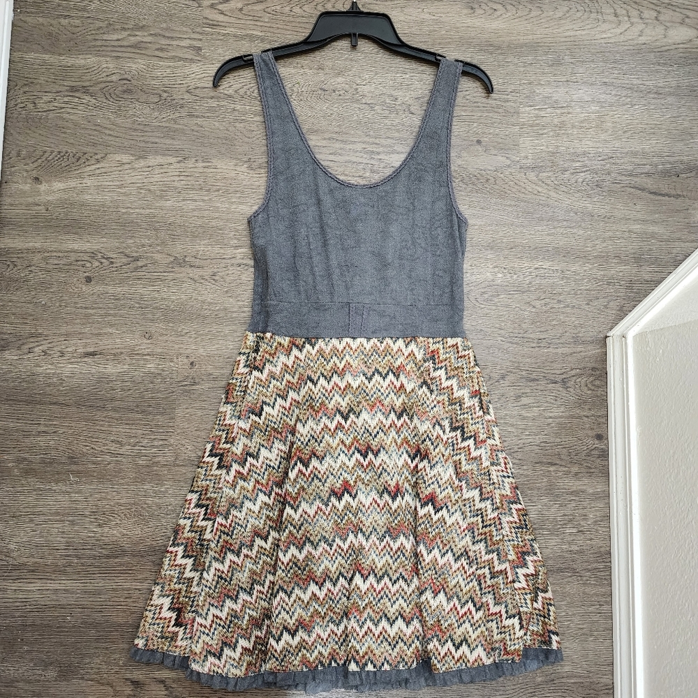 Free People Button Fitted Sleeveless Sun Dress - Picture 4 of 5